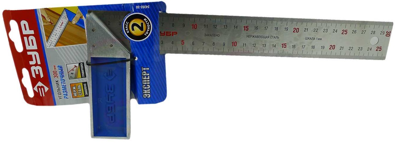 Угольник столярный ЗУБР 300 мм