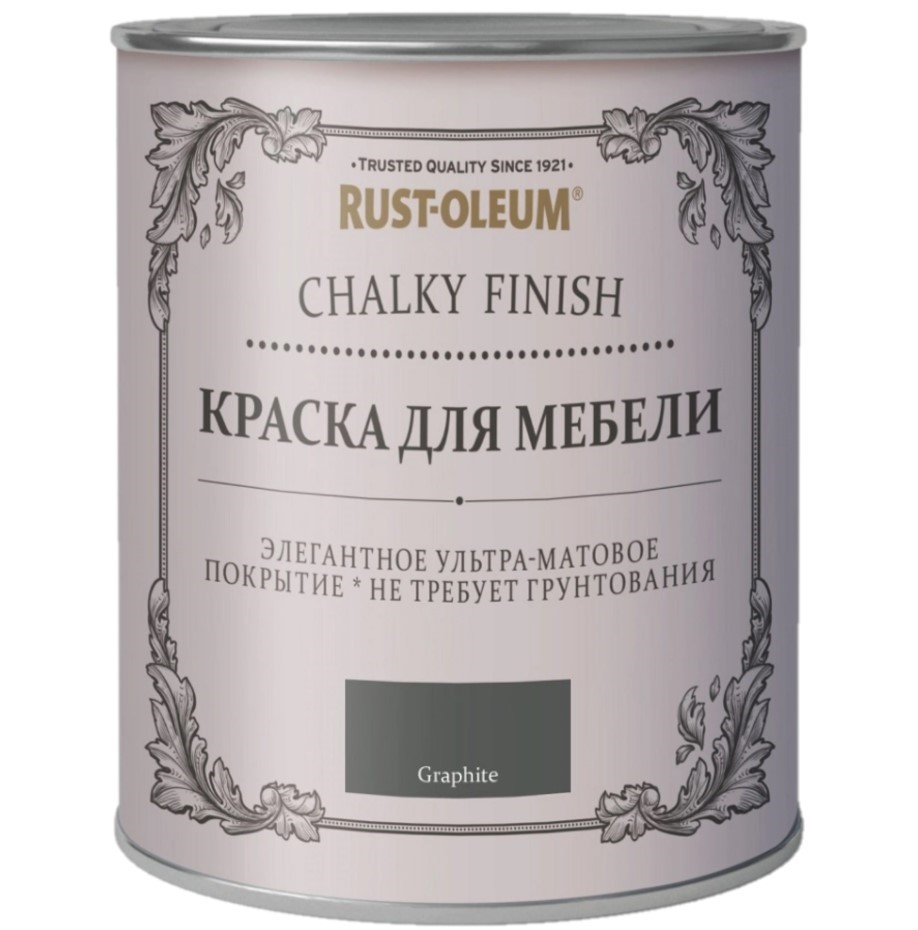 Краска для мебели CHALKY графит 750мл