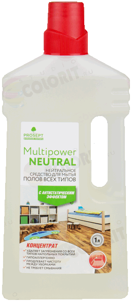 Моющее средство для мытья полов PROSEPT Neutral 1л