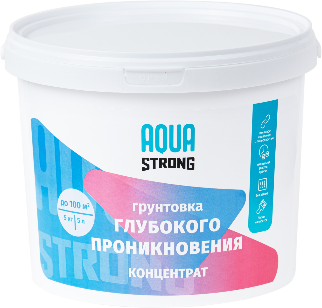 Грунтовка концентрированная AQUASTRONG 5 кг