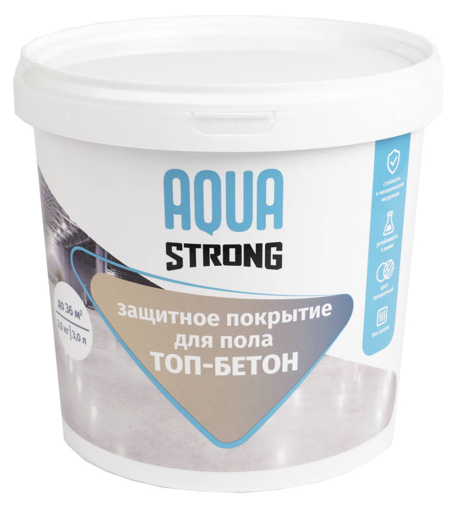 Покрытие для пола ТОП БЕТОН AQUASTRONG 3 кг