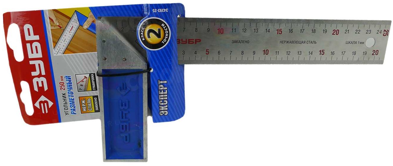 Угольник столярный ЗУБР 250 мм