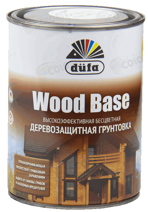 Грунт по дереву DUFA WOOD BASE бесцветный 2 л
