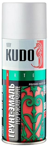 Грунт-эмаль по ржавчине KUDO серая RAL 7042
