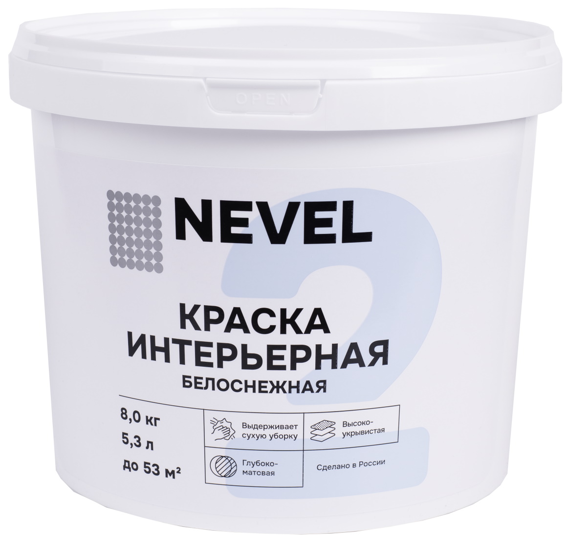 Краска интерьерная NEVEL 8 кг