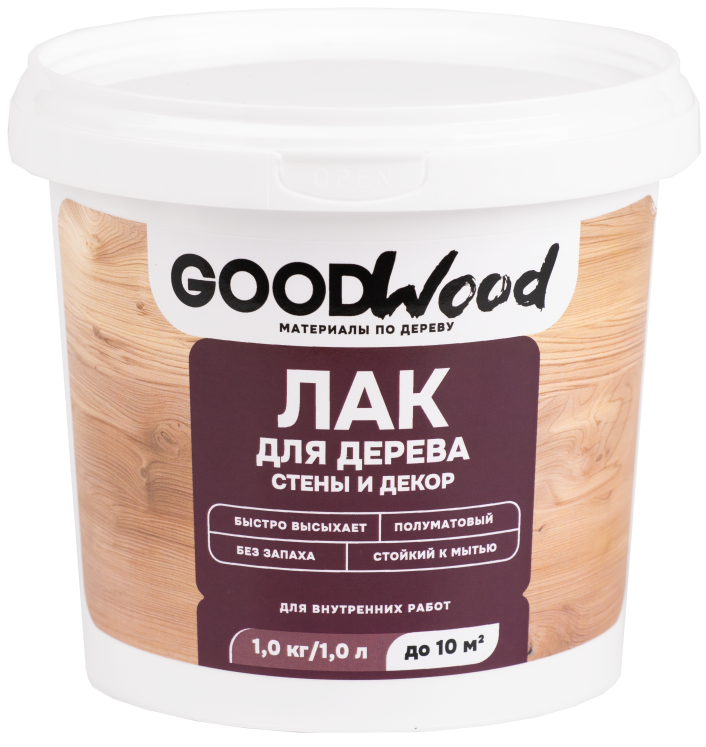 Лак для дерева, стены и декор GOODWOOD 1 кг