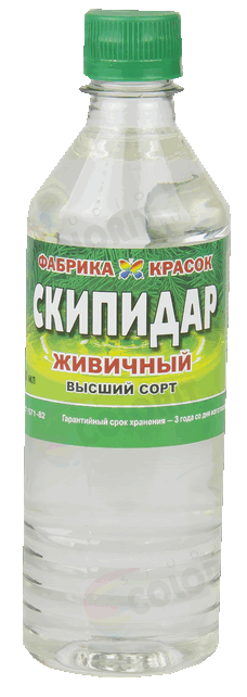 Скипидар живичный КРАСБЫТХИМ 0,45л