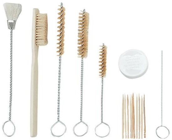 Набор для чистки окрасочных пистолетов (12 предметов)