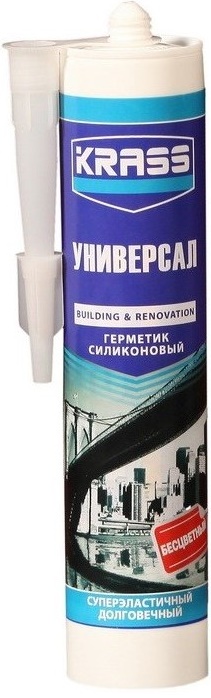 Герметик универсальный KRASS бесцветный 300 мл