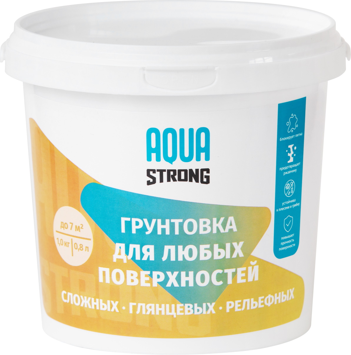 Грунтовка для любых поверхностей 1 кг AQUASTRONG
