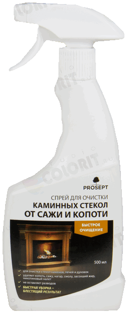Средство для очистки стекол от сажи и копоти PROSEPT 0,5л
