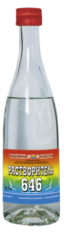 Растворитель 646 КРАСБЫТХИМ 0,5л стекло