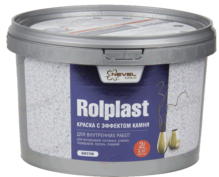 Декоративное покрытие ROLPLAST Questor 2 кг