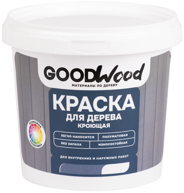 Краска для дерева кроющая GOODWOOD 3 кг
