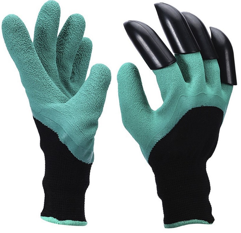 Перчатки для сада с когтями