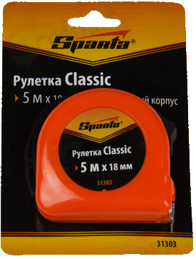 Рулетка SPARTA Classic 5 м