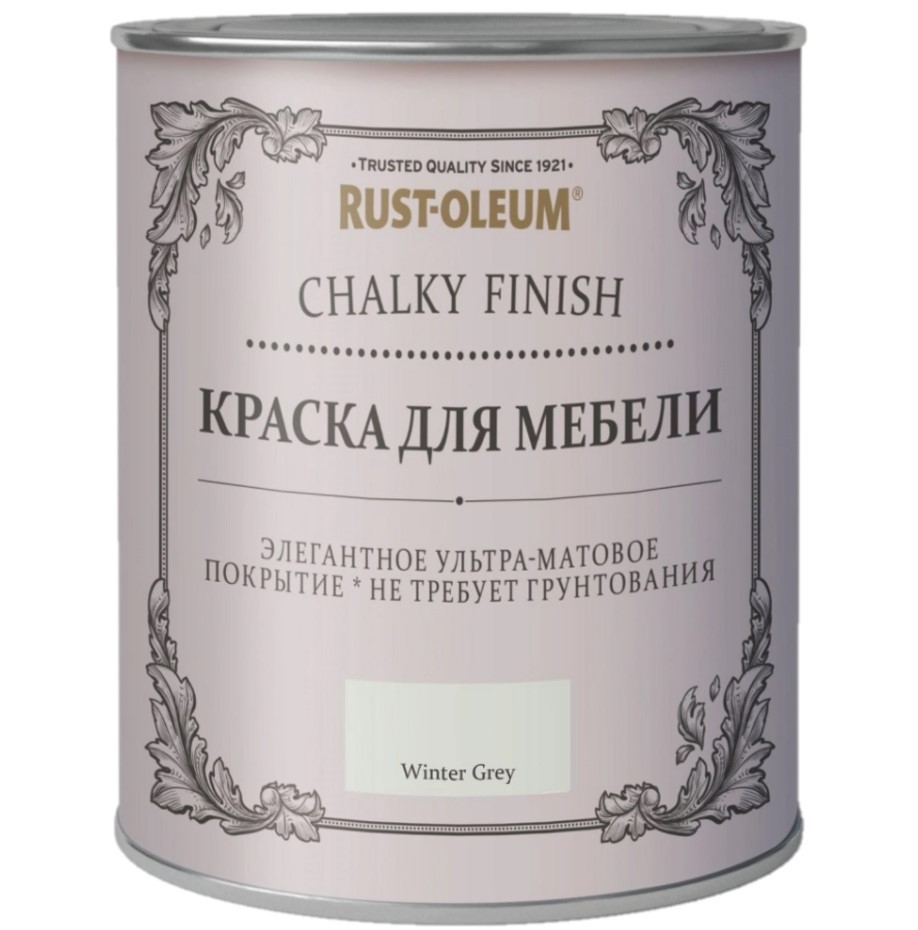 Краска для мебели CHALKY серый зимний 750мл