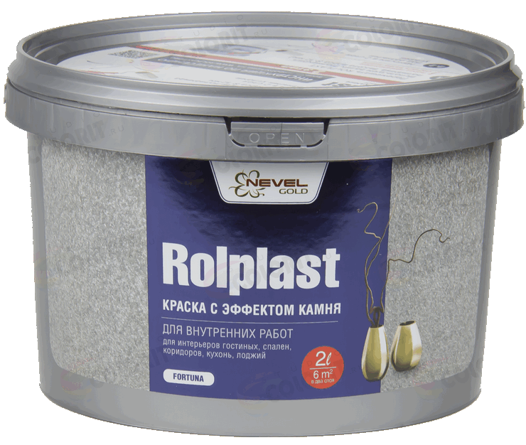 Декоративное покрытие ROLPLAST Fortuna 2 кг