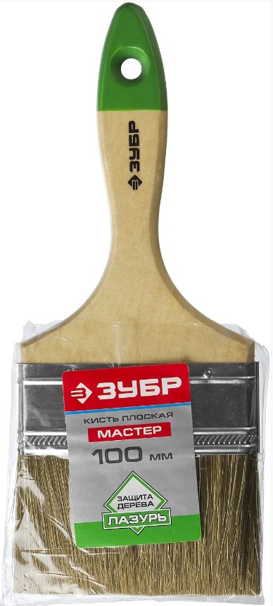 Кисть лазурь ЗУБР 100мм