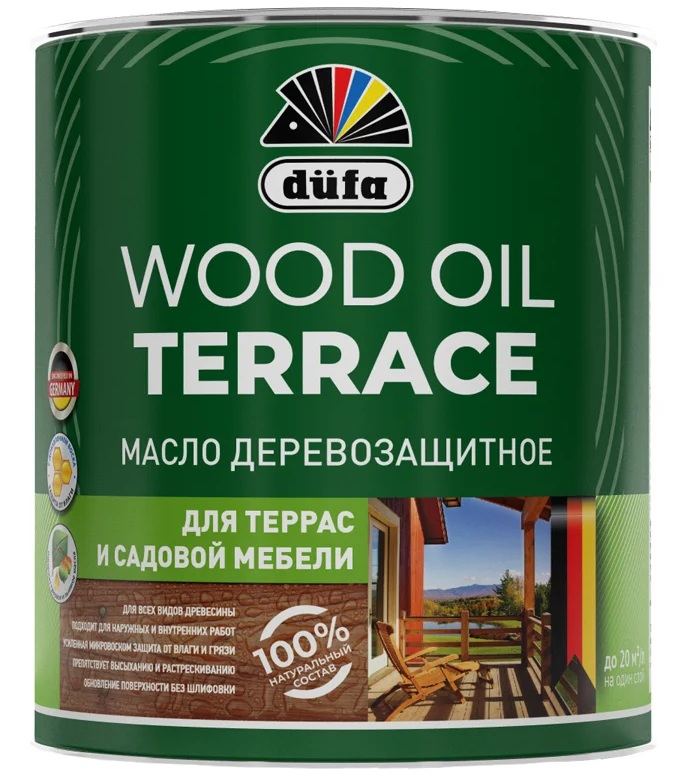 Масло DUFA Wood OIL Terrace для террас лиственница 0,9 л