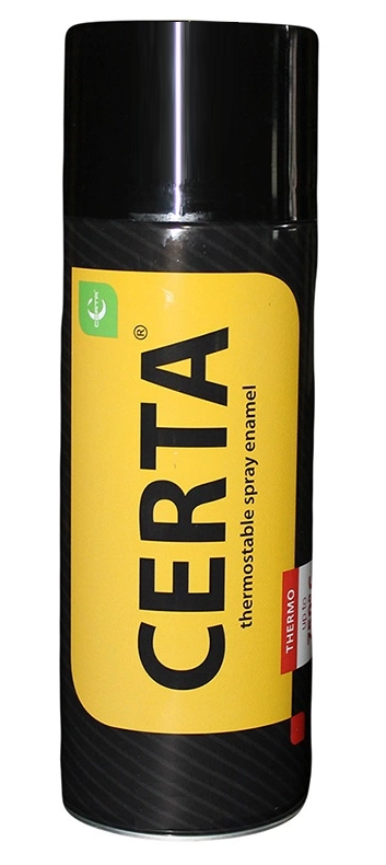 Эмаль термостойкая белая 400°C CERTA 520 мл