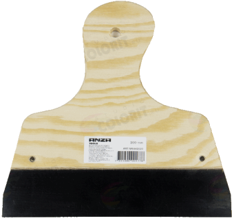 Шпатель Anza 20 см ручка дерево Стройлюкс