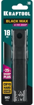 Лезвия KRAFTOOL BLACK 18 мм
