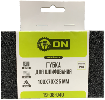 Губка для шлифования ON р40