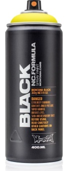 MONTANA Краска BLACK истинная желтая 0,4л TR1000 BLK