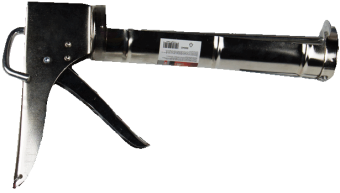 Matrix Пистолет для герметика, 310 мл, полуоткрытый, хромир., зубчатый шток 7 мм