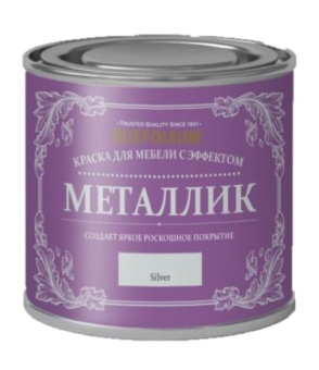 Краска CHALKY для мебели с эффектом металлика