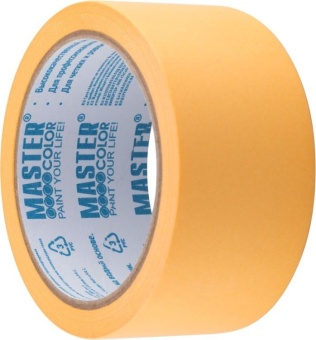 Лента малярная золотистая Master Color