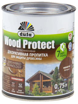 ПРОПИТКА ДЕКОРАТИВНАЯ WOOD PROTECT ВУД ПРОТЕКТ DUFA ДЮФА МАХАГОН