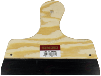 Шпатель Anza 25 см ручка дерево Стройлюкс