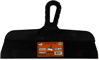 Шпатель с черной ручкой нерж.сталь 300 мм