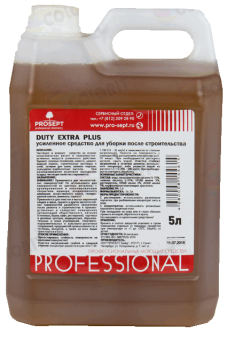 Prosept Duty Extra plus усиленное средство для уборки после строительства 5 л