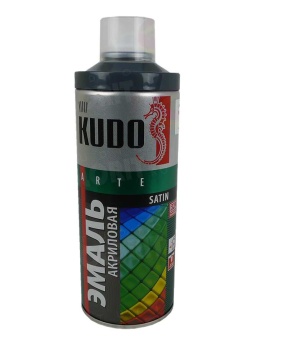 Эмаль универсальная акриловая KUDO satin RAL 7011 темно-серая