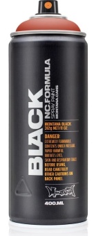MONTANA Краска BLACK кирпичная темная 0,4л 8240 BLK