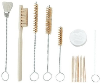 Набор для чистки окрасочных пистолетов (12 предметов)