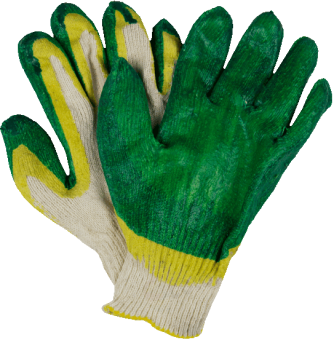 Перчатки хб 10 кл.с 2 ным. латексным покрытием