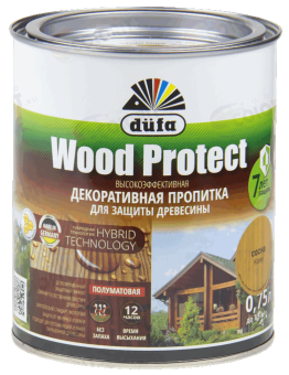 ПРОПИТКА ДЕКОРАТИВНАЯ WOOD PROTECT ВУД ПРОТЕКТ DUFA ДЮФА СОСНА
