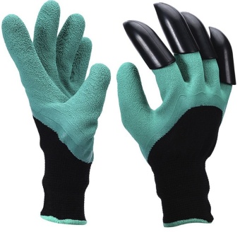 Перчатки для сада с когтями