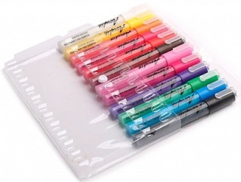 Набор маркеров 12 шт 5мм-2мм Fat&Skinny