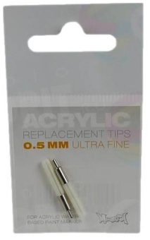 Набор сменных перьев Acrylic extra fine 0,7mm - 0,5mm 1уп.х2шт MONTANA