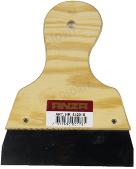 Шпатель Anza 15 см ручка дерево Стройлюкс