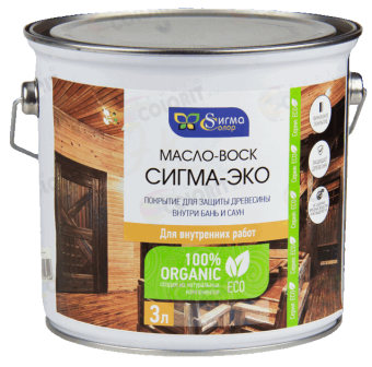 Сигма Колор масло-воск сигма-эко 3 л