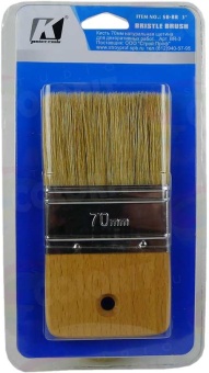 Кисть декор натуральная щетина 70 мм Paint Tools