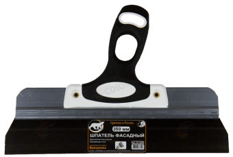 Шпатель фасадный 350 мм, нержавеющая сталь, двухкомпонентная ручка